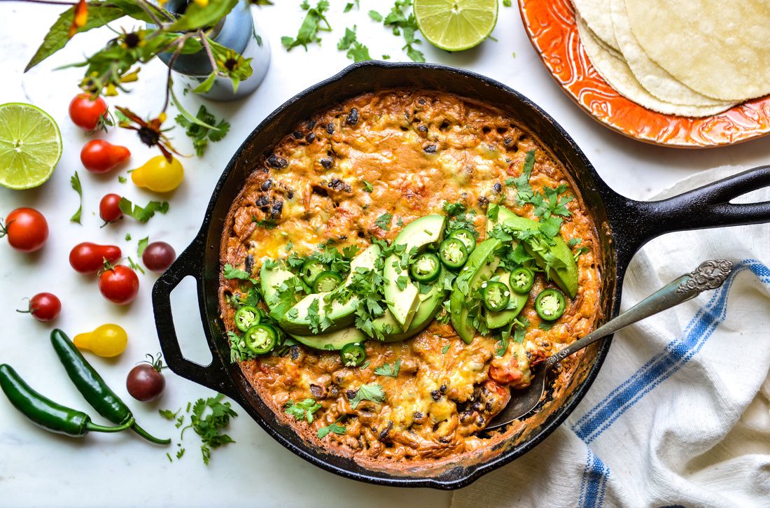 Skillet Black Beans with Tomatoes and Cheese Nourishing Meals®